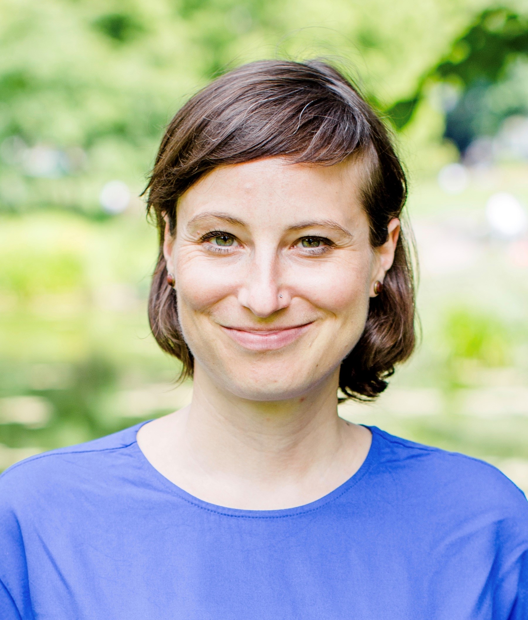 Hier ist ein Portrait-Bild von Sandra Schumacher aus dem Jahr 2020 zu sehen.